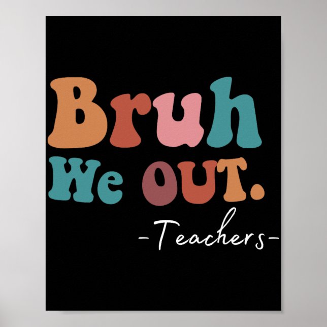 Poster Descobrimos Professores No Dia Passado Da Escola E (Frente)