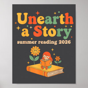 Poster Descobrir Uma História 2026 Professor Bibliotecári