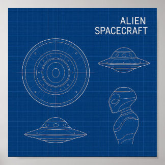 Poster Descodificar Pos Blueprint do Espaçamento Desconhe