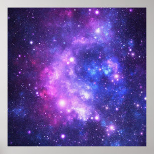 Poster Descolagem de padrões do cosmos da Galáxia