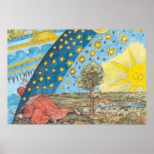 Poster Descrição fantástica do sistema solar