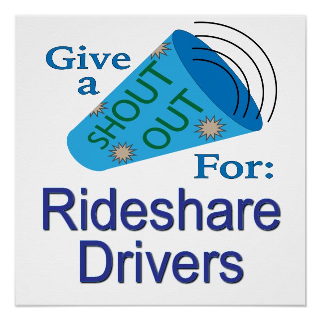 Pôster Descubra os drivers da Rideshare (Frente)
