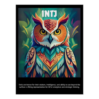 Pôster Descubra seu interior: Poster INTJ