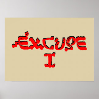 Poster Desculpe.