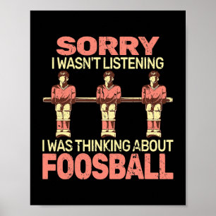 Poster Desculpe, eu não era um jogador de futebol de mesa