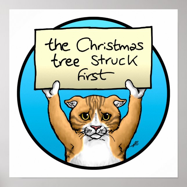 Poster Desculpe Gatinho (Frente)