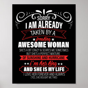 Poster Desculpe, Já Estou Dia de os namorados