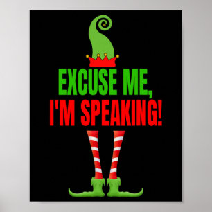 Poster Desculpe-me I#39;m Falando Engraçado Kamala Harris