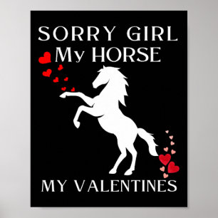 Poster Desculpe, Menina Meu Cavalo É Meu Namorados Rid Ho