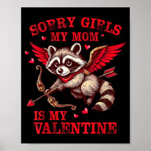 Poster Desculpe Meninas A Mamãe É Meu Namorado Meninos Di