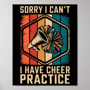 Poster Desculpe, não posso, tenho treino de cheerleader _