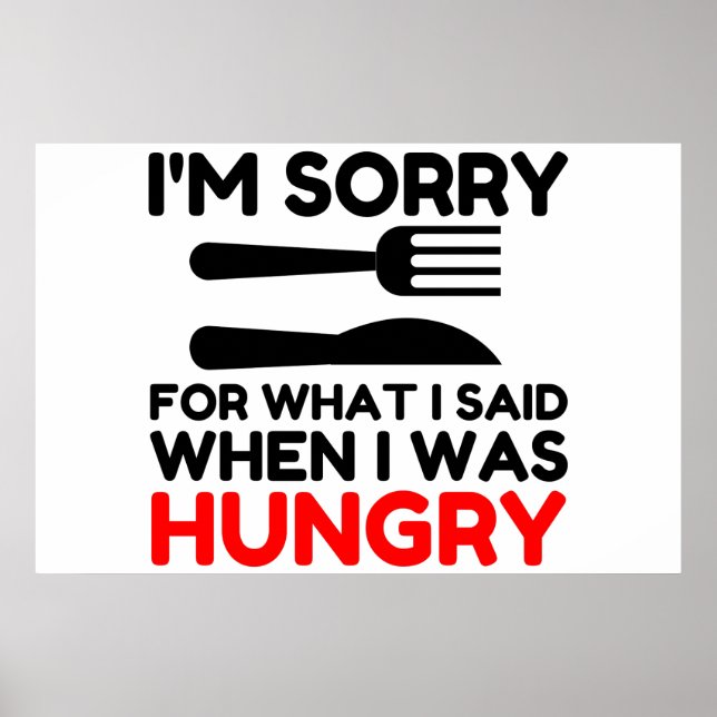 Poster Desculpe pelo que disse (Frente)