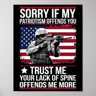 Poster Desculpe Se O Meu Patriotismo Te Ofende Patriótico