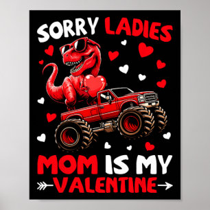 Poster Desculpe Senhoras Mãe É Meu Dinossauro Monstro Do 