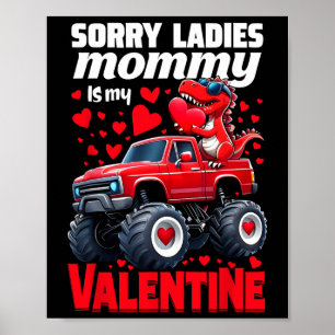 Poster Desculpe Senhoras Mamãe É Meu Dinossauro Do Dia Do