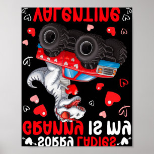 Poster Desculpe Senhoras Vovó É Meu Dinossauro Do Dia Dos