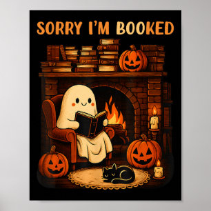 Poster Desculpe, sou Ghost Leading Book Lover School H