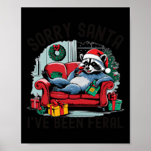 Poster Desculpem Papais noeis que eu fui um Feral Engraça