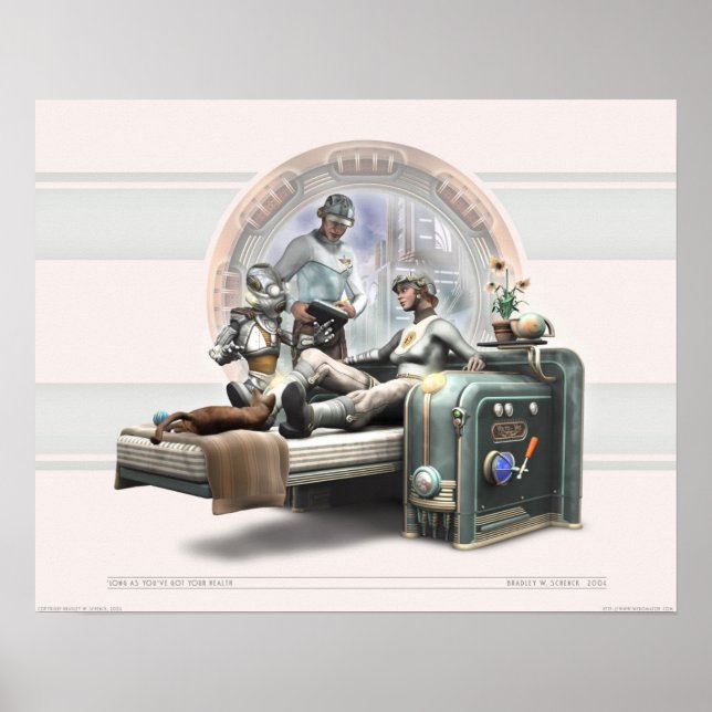 Pôster 'Desde que você tenha sua saúde (20x16") (Frente)