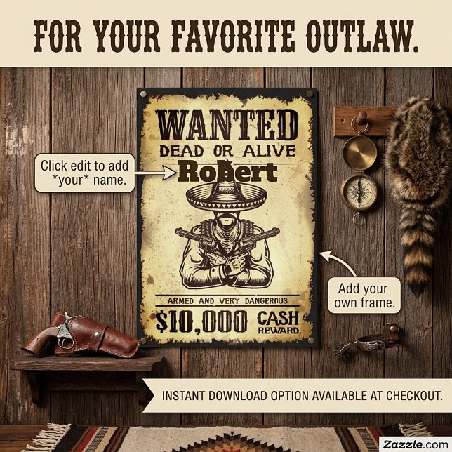 Poster Desejado Personalizado (Criador carregado)