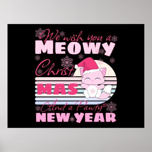 Poster Desejamos-lhe um Feliz Natal e um Ano Novo Powy (Frente)