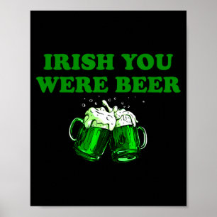 Poster Desejamos que você fosse Cerveja, Cerveja Divertid