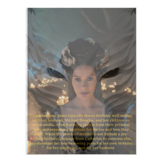 Pôster desejo de aniversário de catherine zeta jones