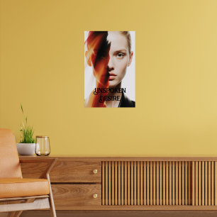 Poster "Desejo Não Falado" Abstrato de Arte