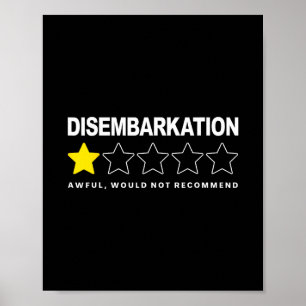 Poster Desembarque Terrível Não Recomendaria Cruzeiro