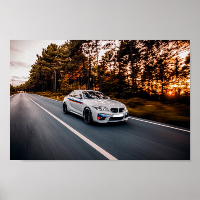 Poster Desempenho BMW M2 M (Frente)
