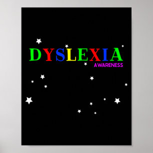 Poster Desempenho de conscientização sobre dislexia