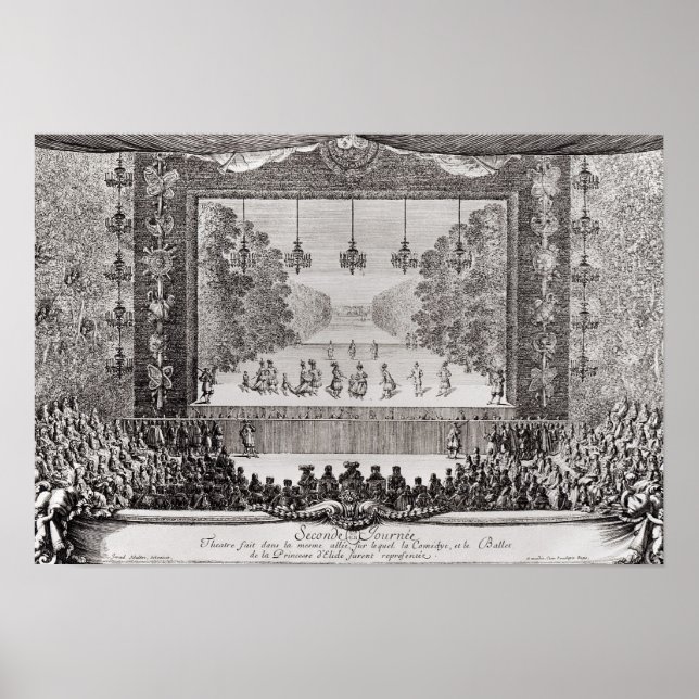 Poster Desempenho de "La Princesse Elide" (Frente)