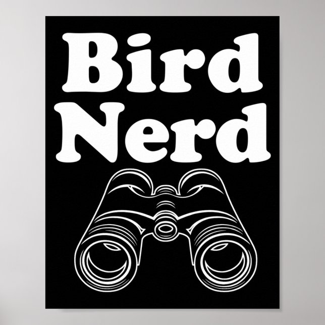Poster Desempenho de nerd de pássaro  (Frente)