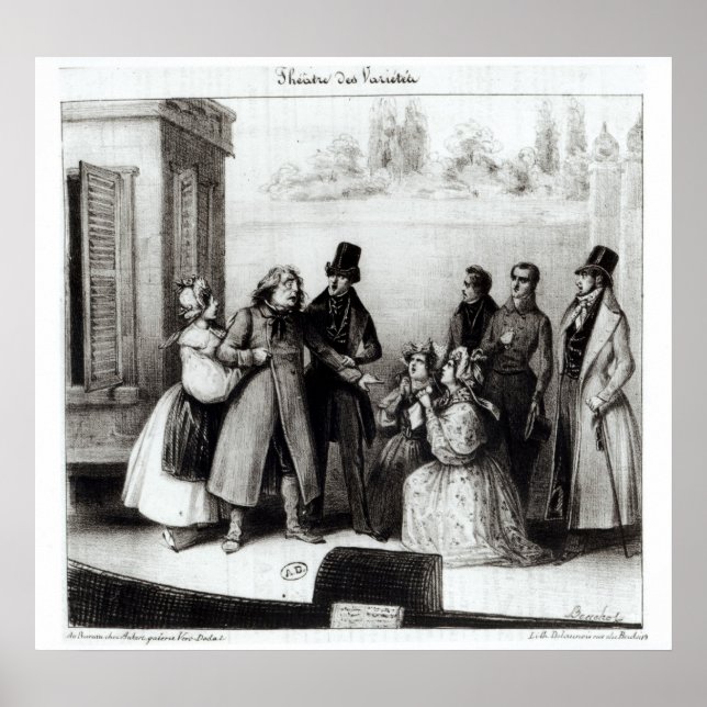 Pôster Desempenho do "Le Pere Goriot" (Frente)