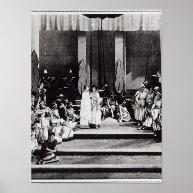 Poster Desempenho do primeiro palco na Inglaterra "Semele (Frente)