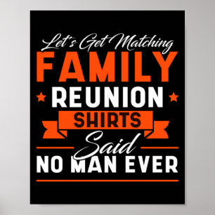 Poster Desempenho engraçado de reunião de família