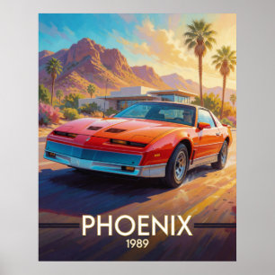 Poster Desempenho na Estrada do Deserto de Phoenix Arizon
