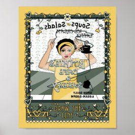 Pôster Desenhar Line_C_8x10