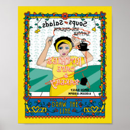 Pôster Desenhe a Linha_B_8x10