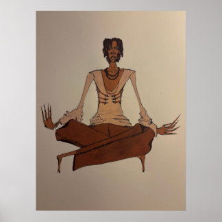Poster desenho acrílico