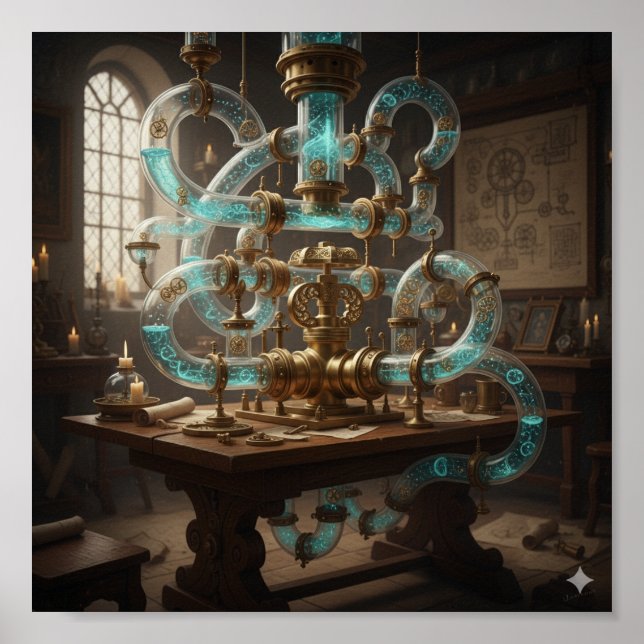 Poster Desenho Científico Renascentista (Frente)