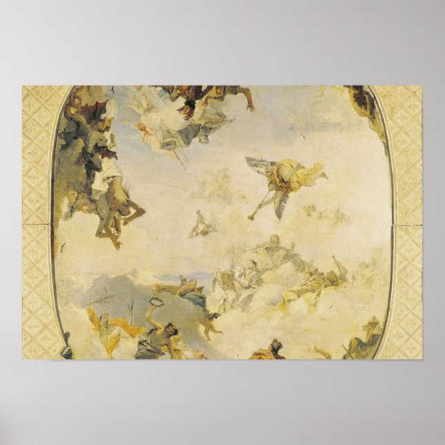 Pôster Desenho da Apoteose da Família Pisani (Frente)