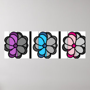 Pôster Desenho da Flor