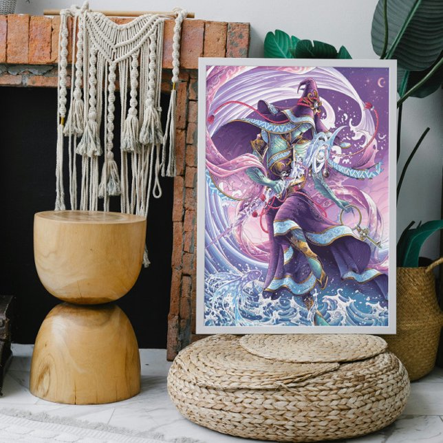 Poster Desenho Da Mão Do Feiticeiro Celestial (Criador carregado)