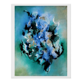 Pôster "Desenho da Meditação Emocional", Poster brilhante