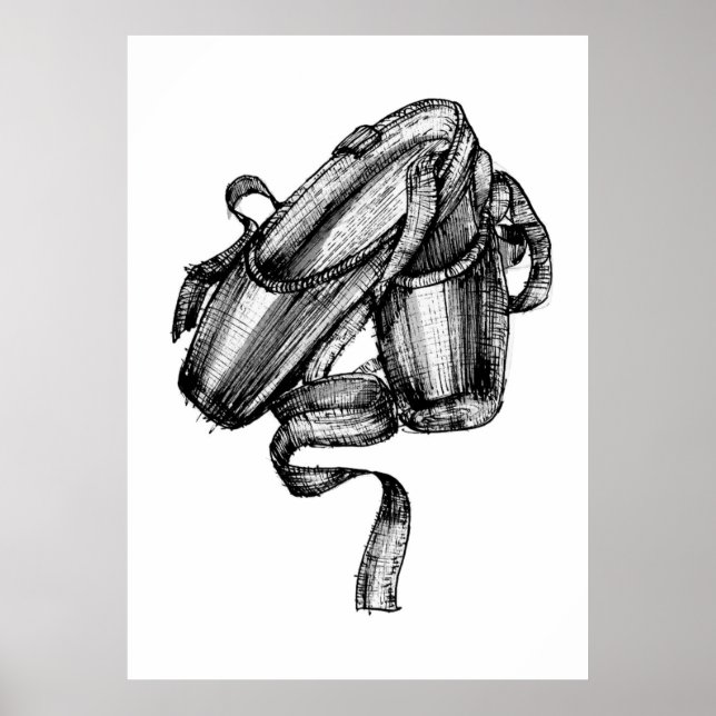 Poster Desenho da Moda dos balés (Frente)