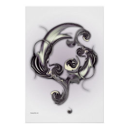 Pôster "Desenho da Poesia Inversa", Poster brilhante