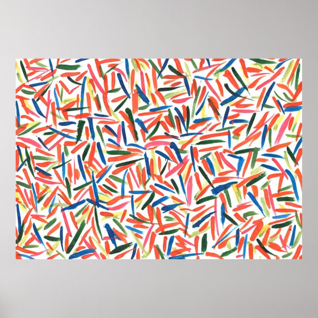 Poster desenho de abstrato (Frente)