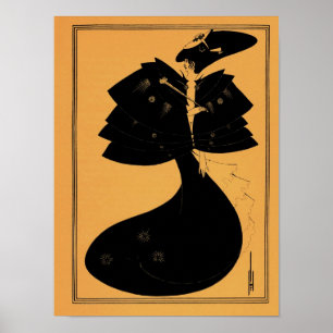 Pôster Desenho de Aubrey Beardsley de Salome