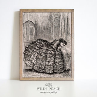 Poster Desenho de esboço de safra